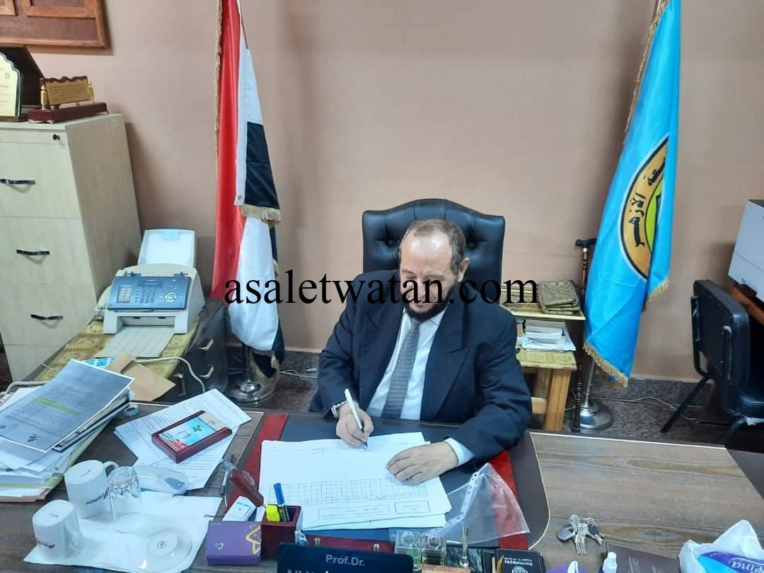اعتمد الأستاذ الدكتور علي حسن عميد كلية الهندسة بقنا