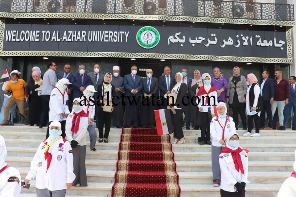 الطيب يستقبل وزير التربية والتعليم بجامعة الأزهر