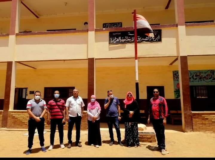 “ندوة توعية صحية”موسعة بمدرسة ابوبكر الصديق بقريج العزايزة بالغنايم
