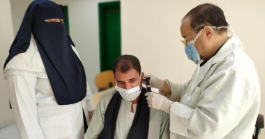حياة كريمة بالمنيا.. تقديم الخدمات الطبية لـ1867 مواطنا بقرية جبل الطير القبلية