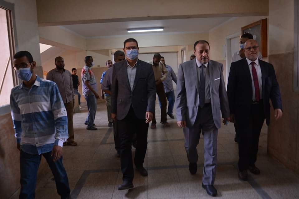 ” نائب رئيس جامعة الأزهر يتابع استعدادات المدن الجامعية لاستقبال الطلاب فى العام الجامعي الجديد “