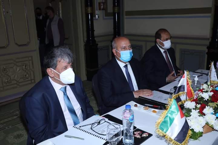 وزير النقل /يترأس اجتماع الجمعية العمومية رقم 77 لشركة الجسر العربي للملاحة بحضور وزيري النقل الأردني والعراقي