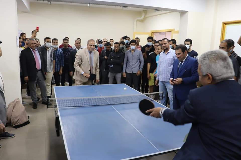 رئيس جامعة الأزهر يفتتح الدورة الرياضية لتنس الطاولة لطلاب الجامعة