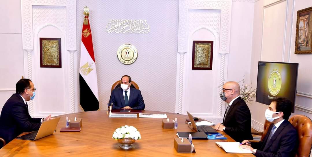 السيد الرئيس عبد الفتاح السيسي يتابع الموقف التنفيذي لمشروعات مبادرة “حياة كريمة”