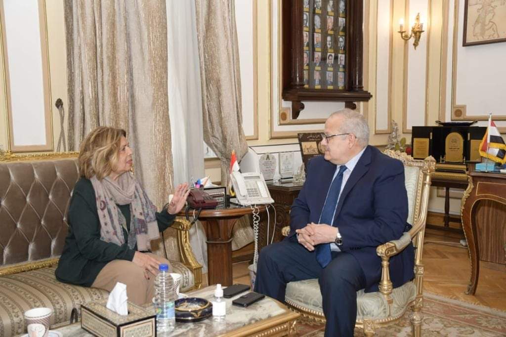 الخشت يلتقى رئيسة المجلس القومي لحقوق الإنسان