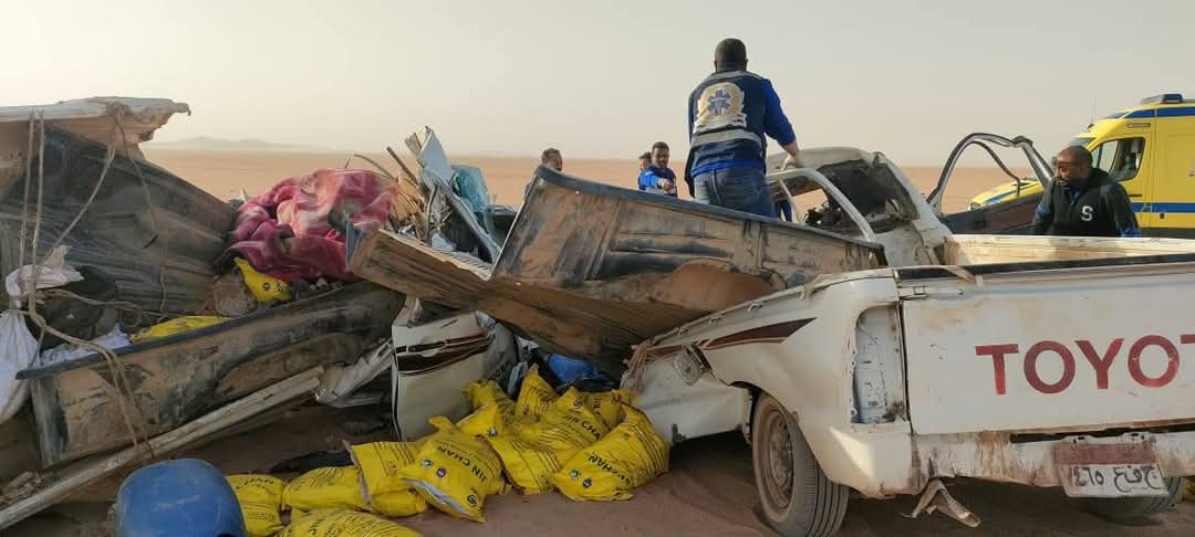 حادث مأساوي بطريق العلاقي بأسوان: 7 وفيات و4 مصابين جميعهم سودانيون
