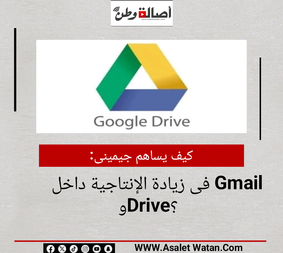 كيف يساهم جيمينى فى زيادة الإنتاجية داخل Gmail وDrive؟