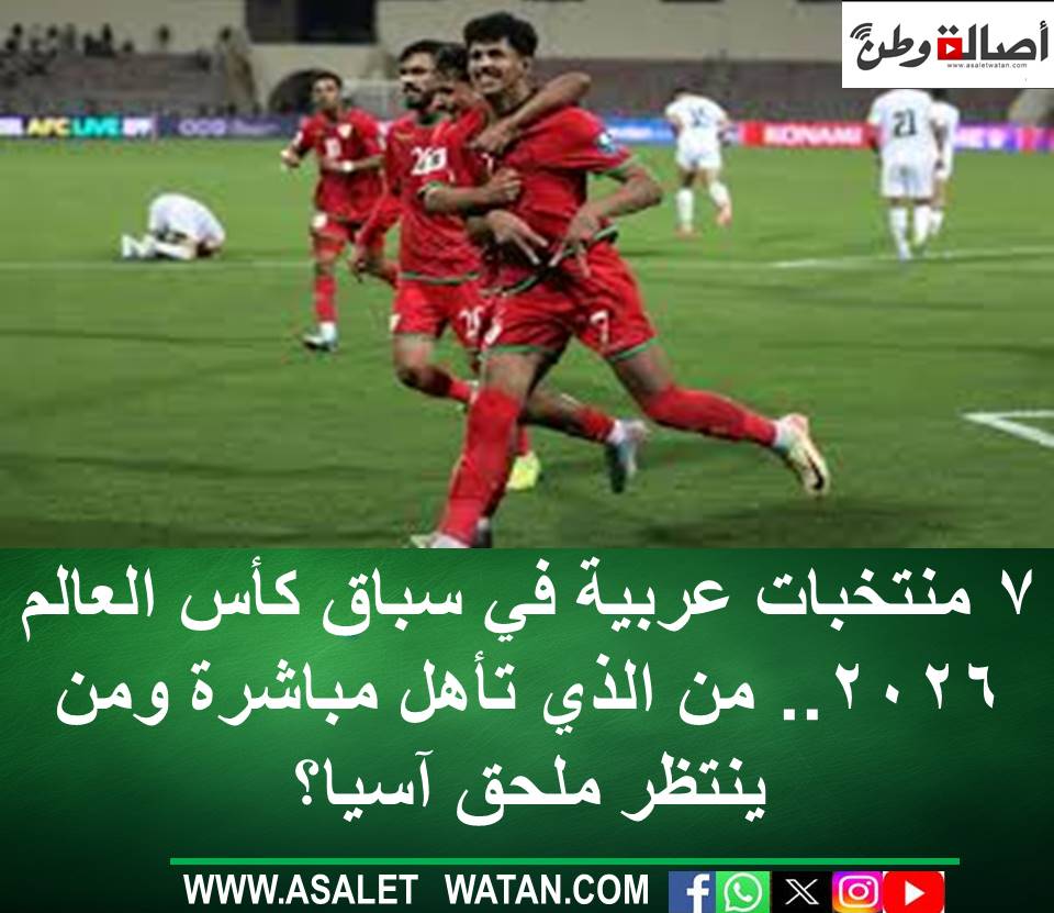 7 منتخبات عربية في سباق كأس العالم 2026.. من الذي تأهل مباشرة ومن ينتظر ملحق آسيا؟