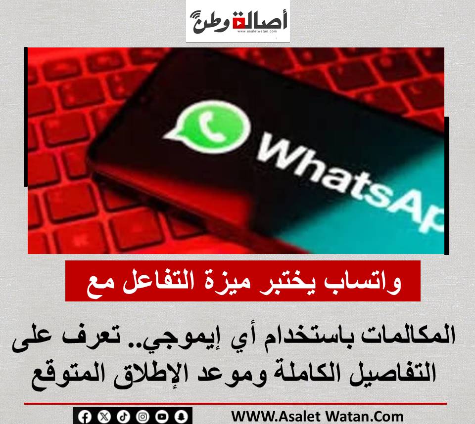 واتساب يختبر ميزة التفاعل مع المكالمات باستخدام أي إيموجي.. تعرف على التفاصيل الكاملة وموعد الإطلاق المتوقع
