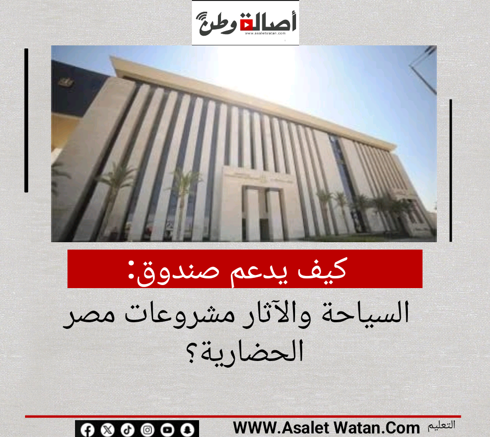 كيف يدعم صندوق السياحة والآثار مشروعات مصر الحضارية؟