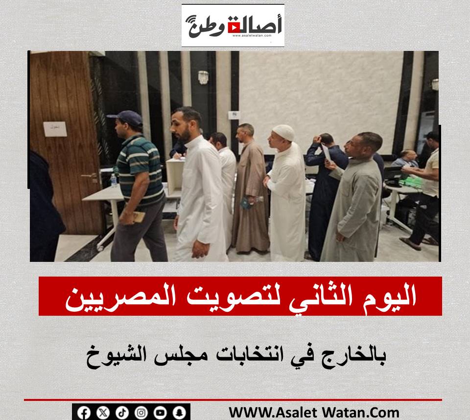 اليوم الثاني لتصويت المصريين بالخارج في انتخابات مجلس الشيوخ